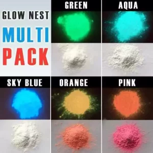 Homepage 21 Multi Pack Glow In The Dark radium Powders
