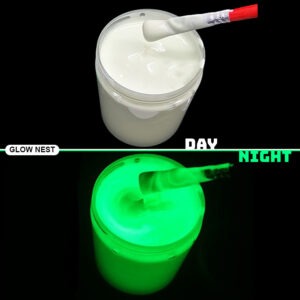 Green glow in dark paint