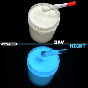 Sky blue glow in dark paint