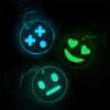 Smiley Glow in Dark Transparent Keychain 1 all key smile cl